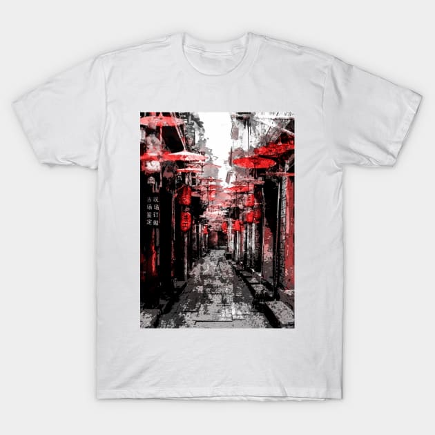 Japan Streets 2 T-Shirt by syanart